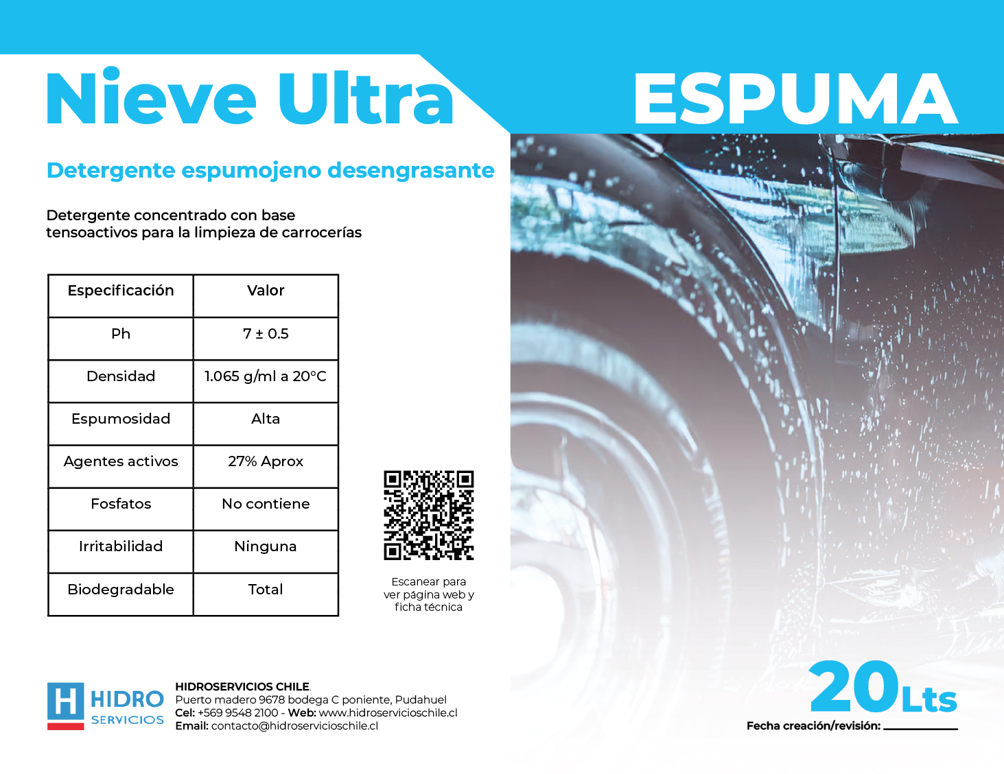 SHAMPOO NIEVE ULTRA ESPUMA