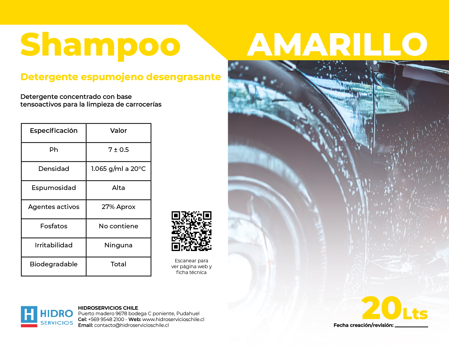 SHAMPOO COLOR (AMARILLO)