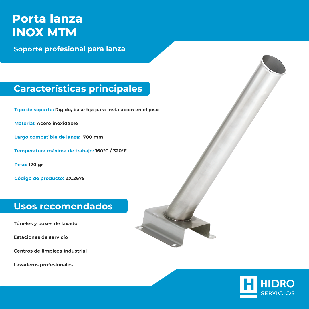 PORTA LANZA INOX MTM